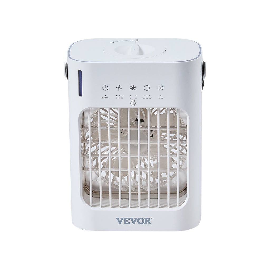 Portable Air Conditioner 4-in-1 Evaporative Air Cooler 700ml Water Tank